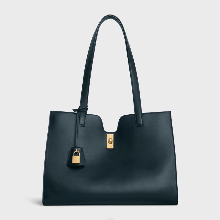 CELINE Navy Blue Cabas 16 in Smooth Calfskin R0ZNN151