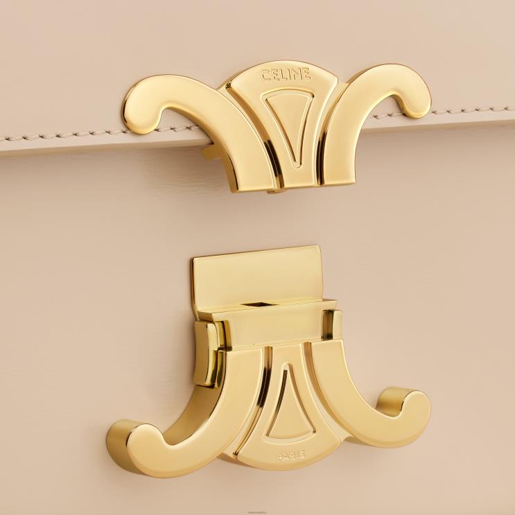 CELINE Nude Chain Shoulder Bag Claude in Shiny Calfskin R0ZNN180