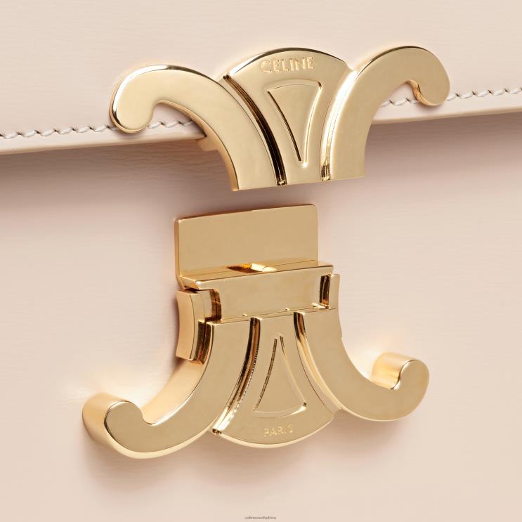 CELINE Nude Classique Triomphe Bag in Shiny Calfskin R0ZNN93