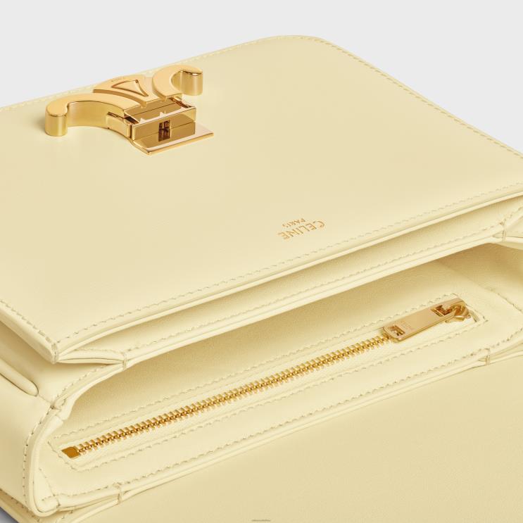 CELINE Sunlight Teen Triomphe Bag in Shiny Calfskin R0ZNN113