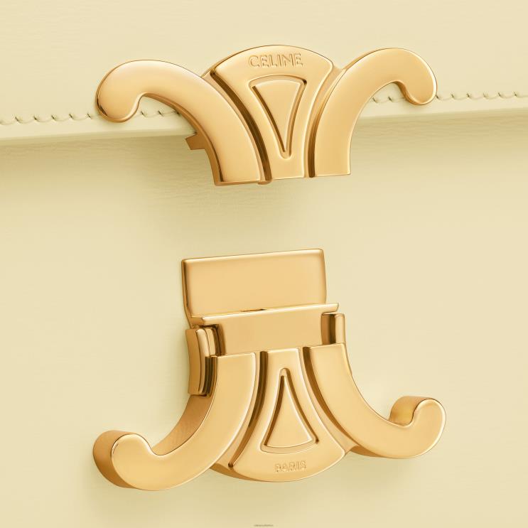 CELINE Sunlight Teen Triomphe Bag in Shiny Calfskin R0ZNN113