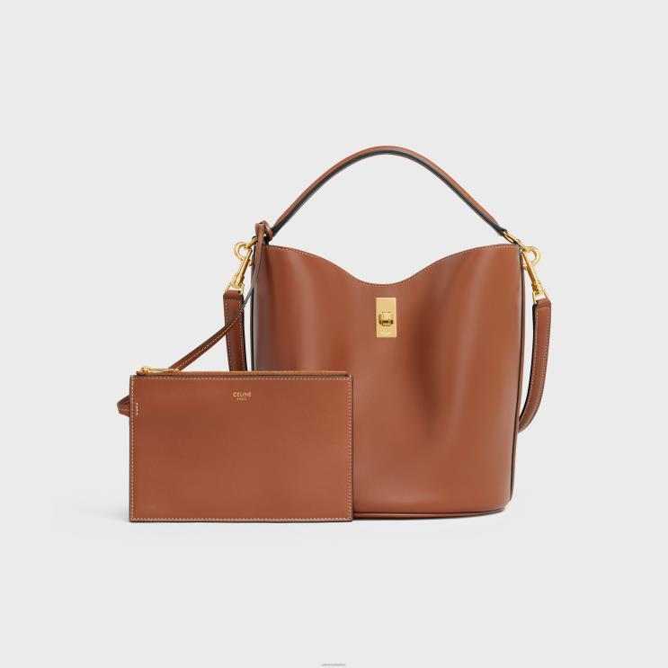 CELINE Tan Bucket 16 Bag in Smooth Calfskin R0ZNN146