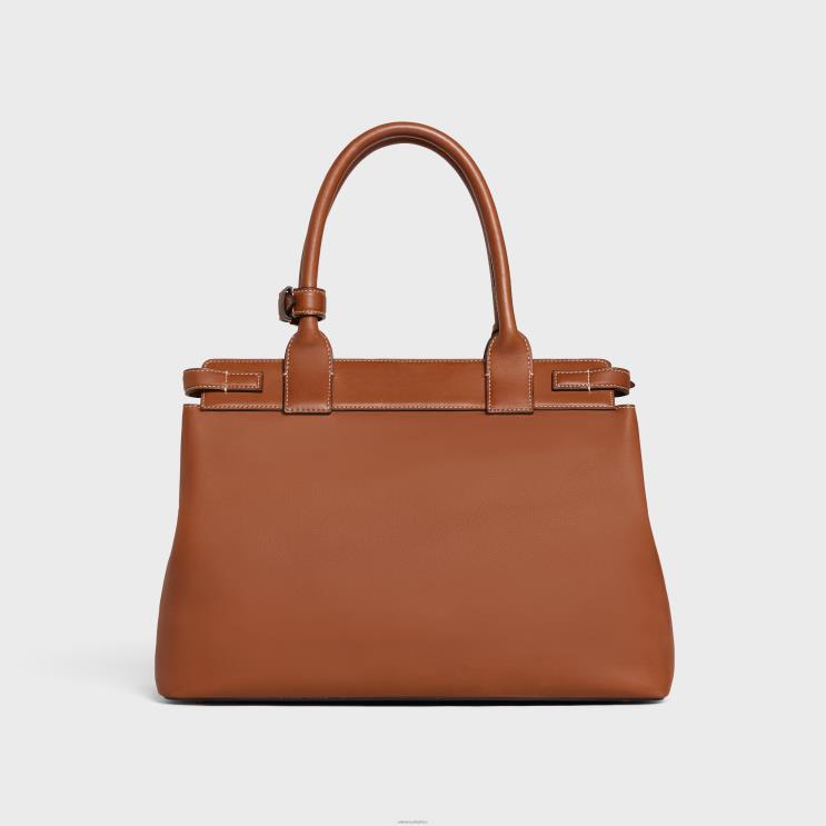 CELINE Tan Conti Bag in Natural Calfskin R0ZNN166