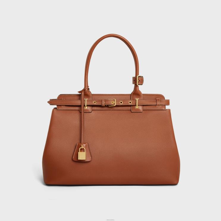 CELINE Tan Conti Bag in Supple Calfskin R0ZNN163