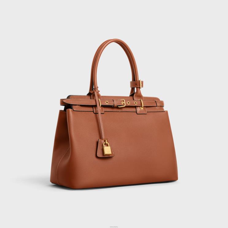 CELINE Tan Conti Bag in Supple Calfskin R0ZNN163