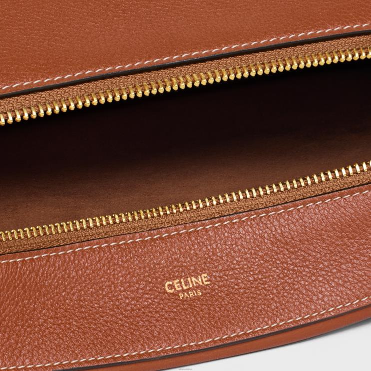 CELINE Tan Large Romy in Supple Calfskin R0ZNN292