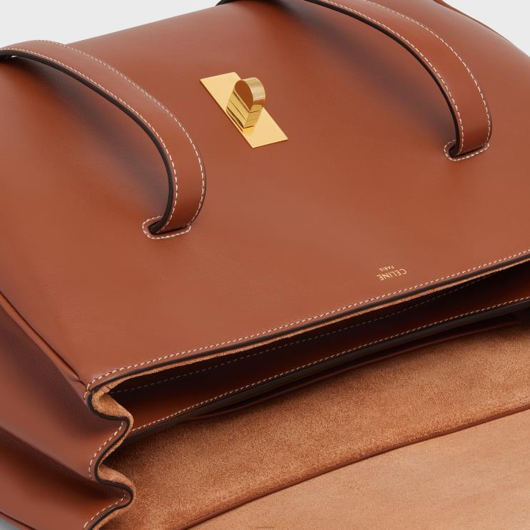 CELINE Tan Medium Soft 16 Bag in Smooth Calfskin R0ZNN142