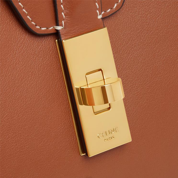 CELINE Tan Medium Soft 16 Bag in Smooth Calfskin R0ZNN142