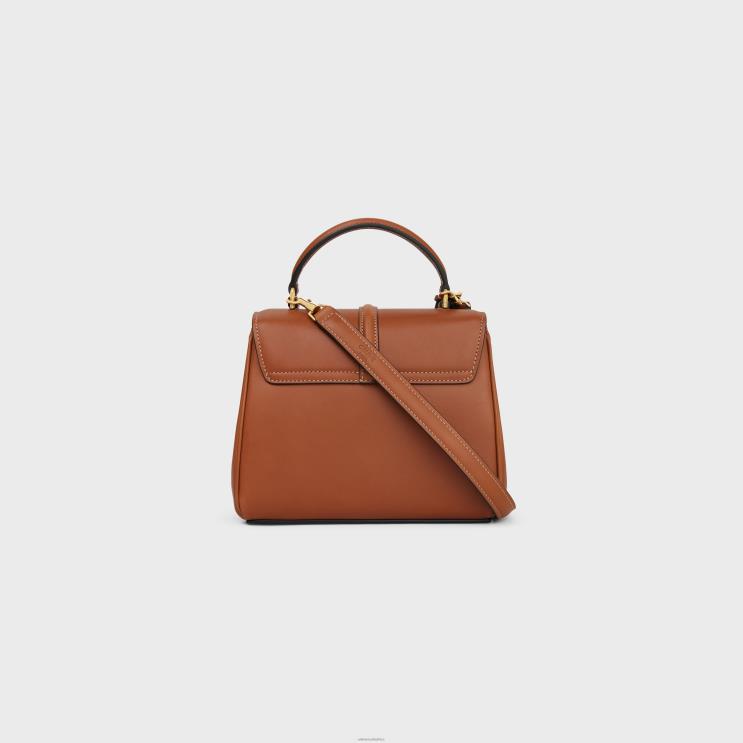 CELINE Tan Mini 16 in Natural Calfskin R0ZNN65