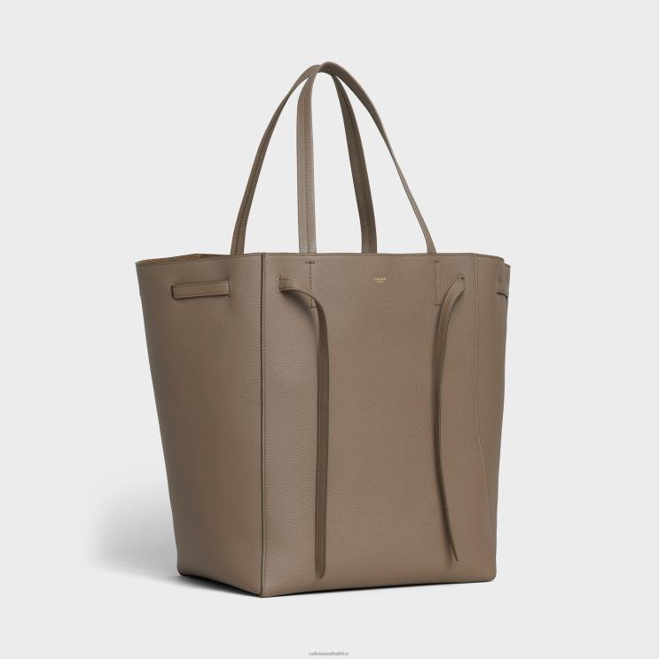 CELINE Taupe Medium Cabas Phantom in Soft Grained Calfskin R0ZNN255