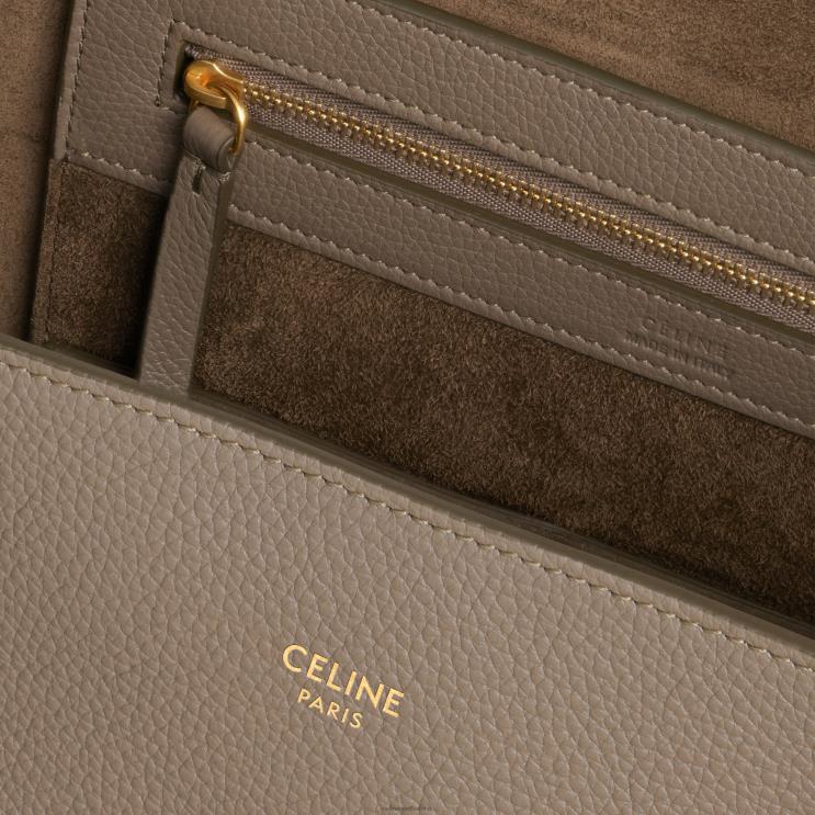 CELINE Taupe Medium Cabas Phantom in Soft Grained Calfskin R0ZNN255