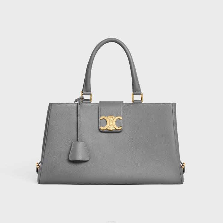 CELINE Zinc Medium Appoline Bag in Supple Calfskin R0ZNN74