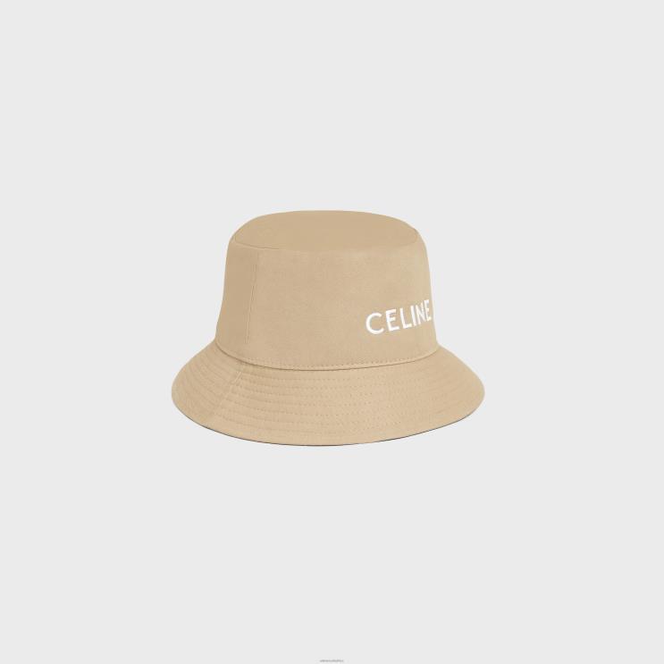 CELINE Biscuit Bucket Hat in Cotton Gabardine R0ZNN1044