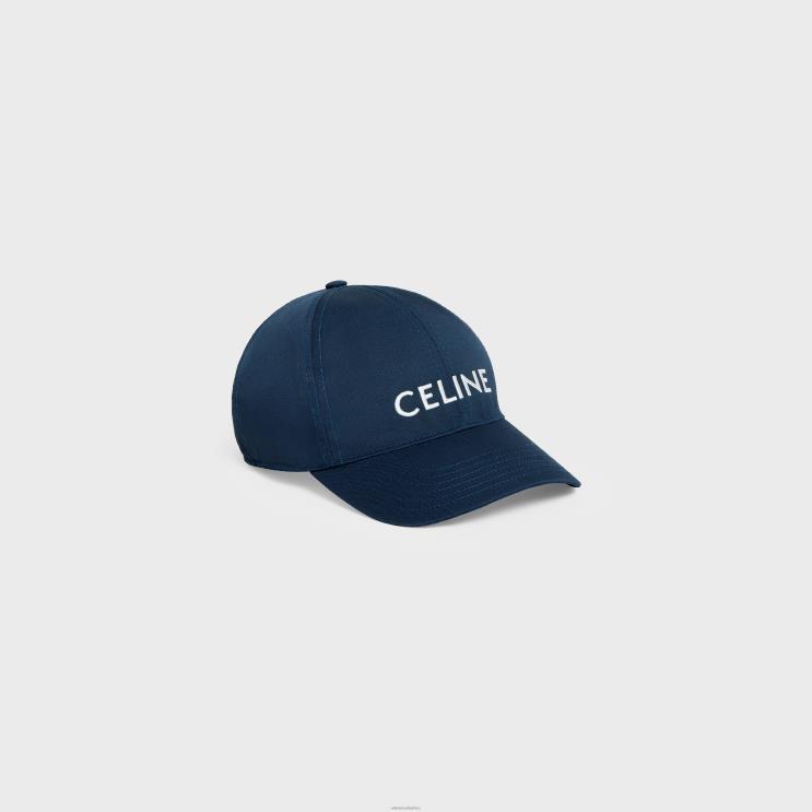 CELINE Marine Baseball Cap in Cotton R0ZNN1162