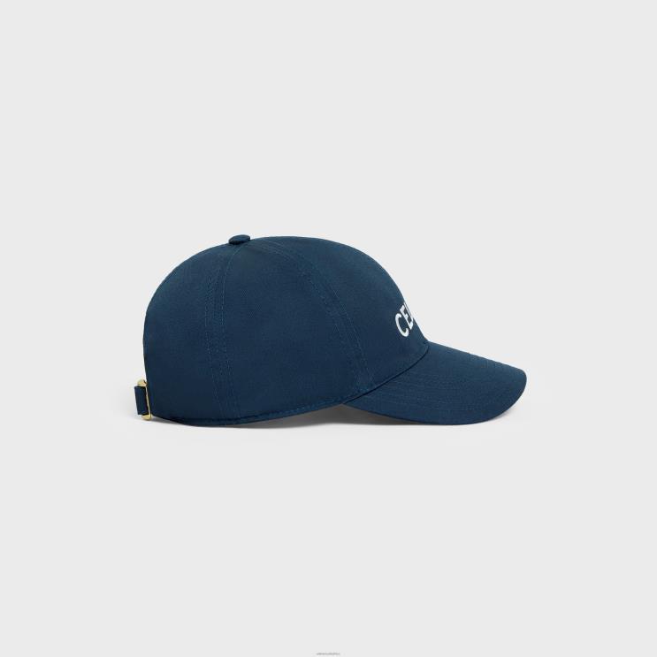 CELINE Marine Baseball Cap in Cotton R0ZNN1162