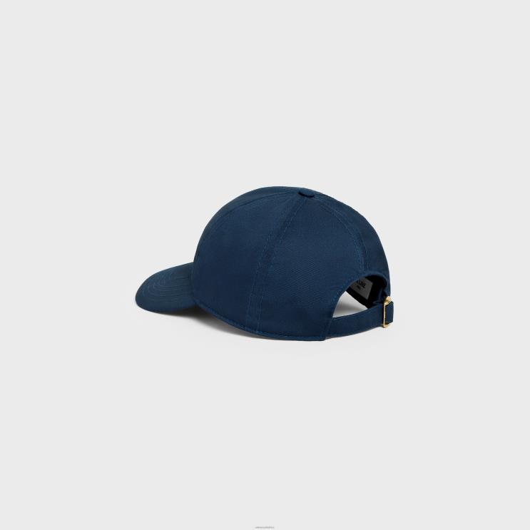CELINE Marine Baseball Cap in Cotton R0ZNN1162