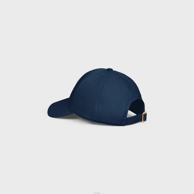 CELINE Marine Initial Baseball Cap in Cotton R0ZNN1165