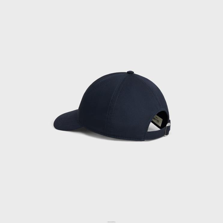 CELINE Marine Initial Baseball Cap in Cotton R0ZNN2180