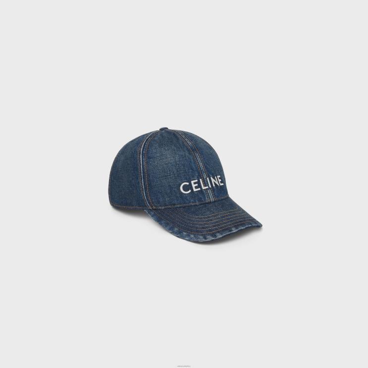 CELINE Trail Wash Baseball Cap in Union Wash R0ZNN2243