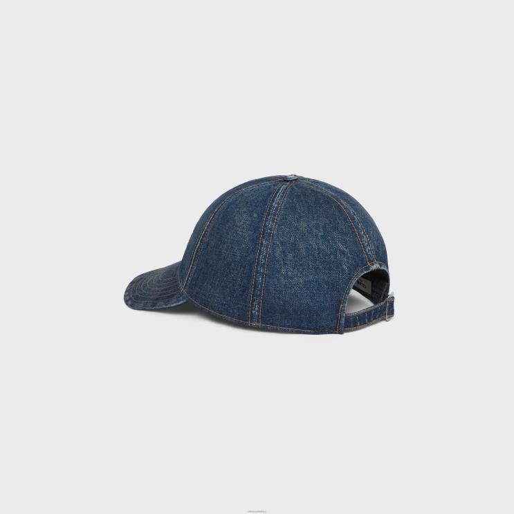 CELINE Trail Wash Baseball Cap in Union Wash R0ZNN2243