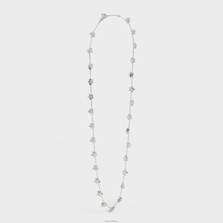 CELINE White Gold & White Etoile Multi Stars Necklace in Diamonds R0ZNN1421