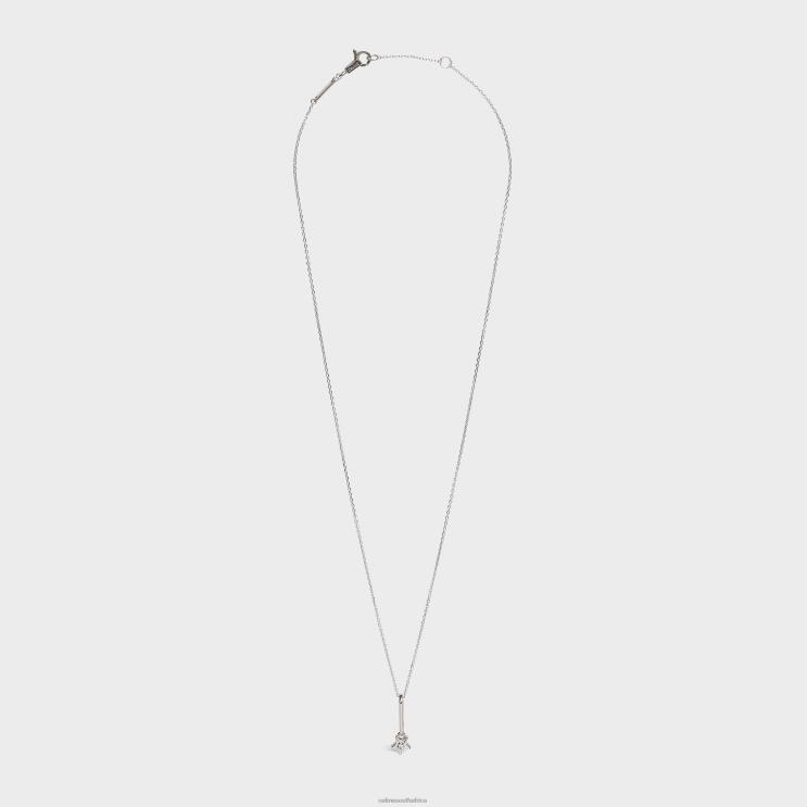 CELINE White Gold & White Etoile Necklace in Diamond R0ZNN1417