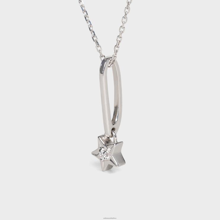 CELINE White Gold & White Etoile Necklace in Diamond R0ZNN1417