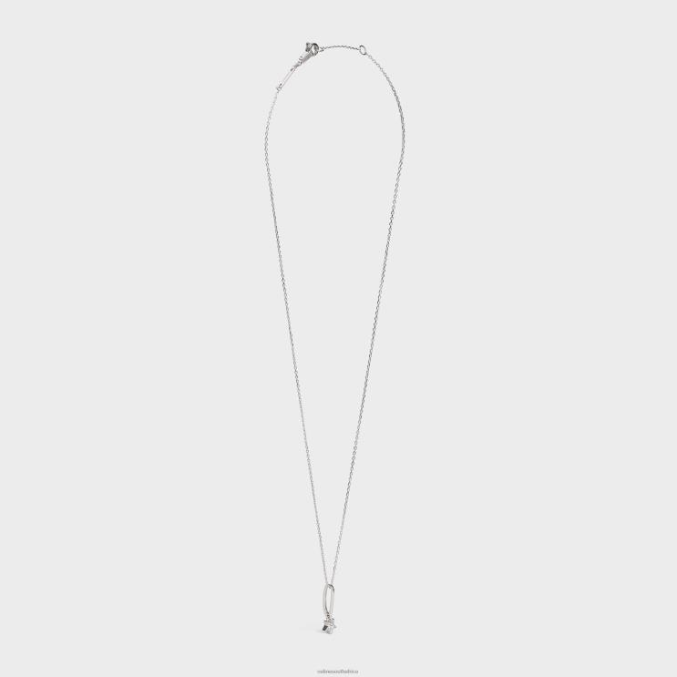 CELINE White Gold & White Etoile Necklace in Diamond R0ZNN1417