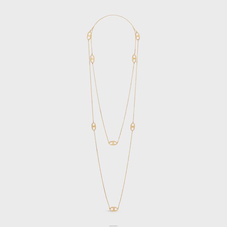 CELINE Yellow Gold Maillon Triomphe Sautoir in R0ZNN1388