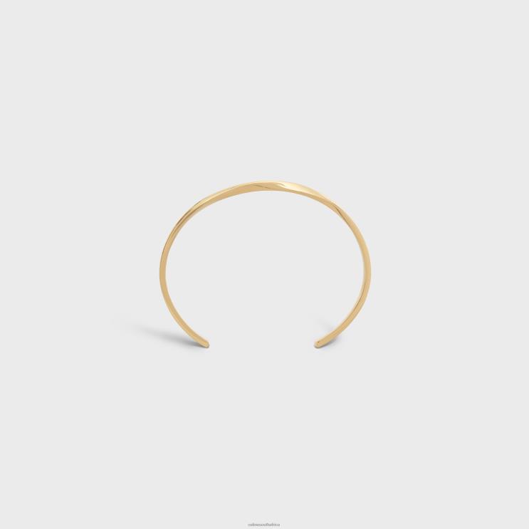 CELINE Yellow Gold Torsion Bracelet in R0ZNN1406
