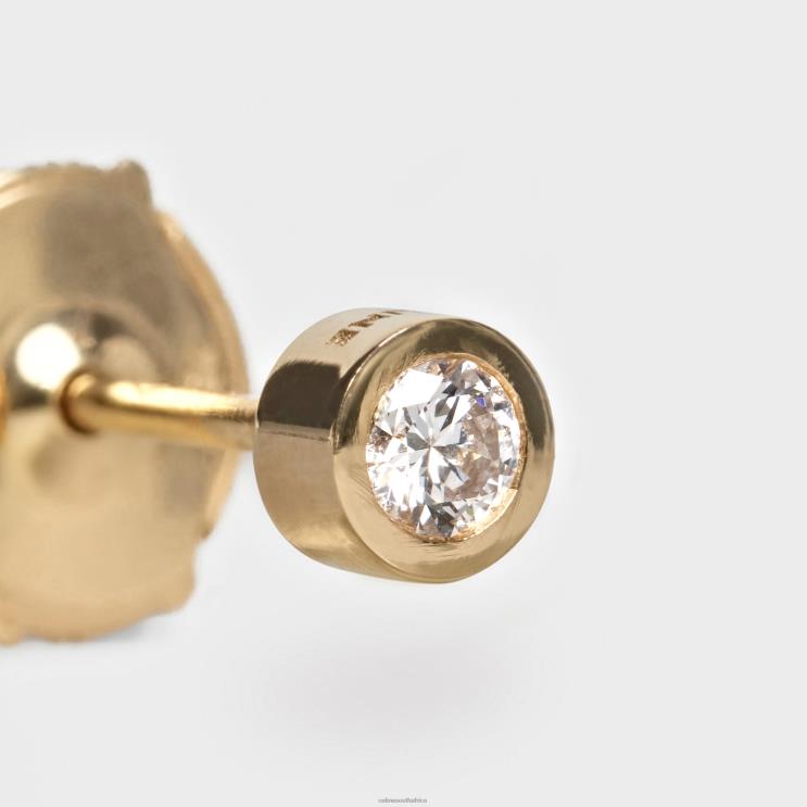 CELINE Yellow Gold & White Sentimental Brillant Stud in Diamond R0ZNN1404