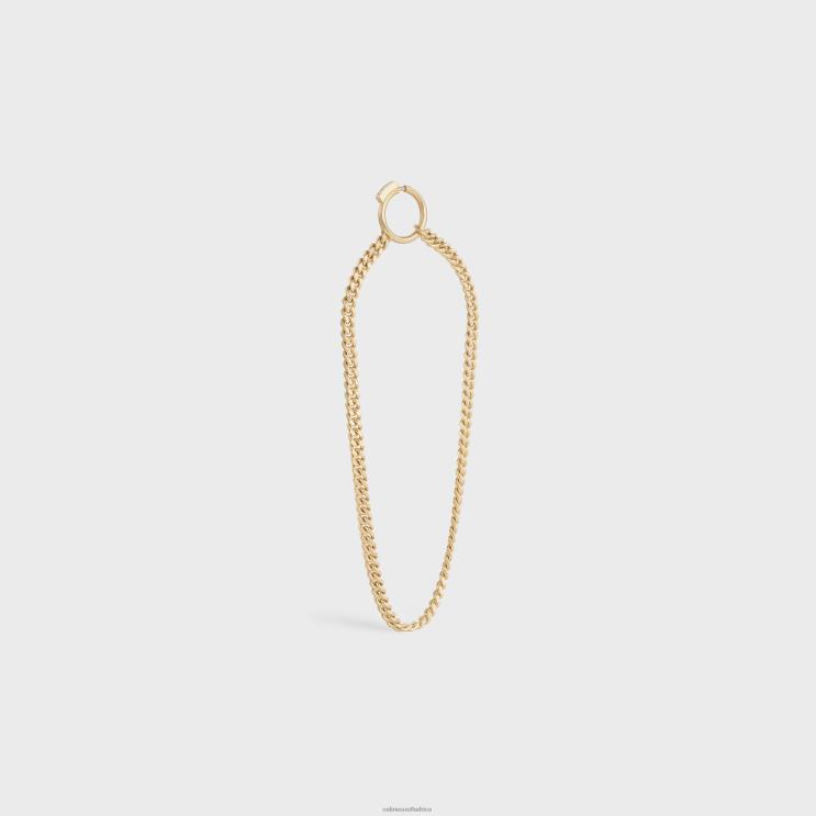 CELINE Yellow Gold & White Systeme Necklace in Diamonds R0ZNN1423