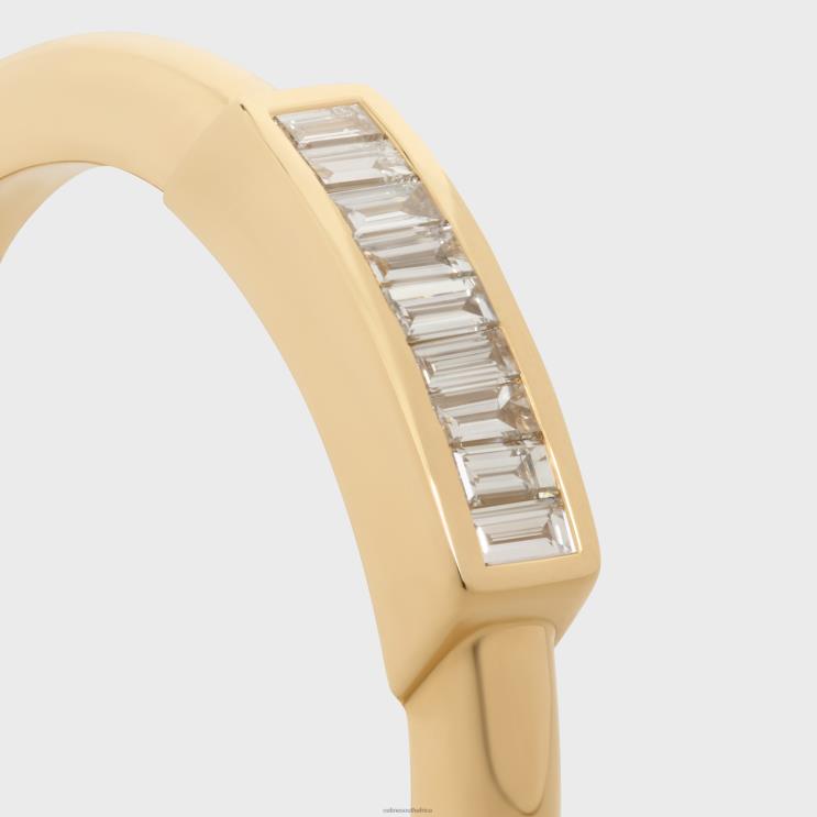 CELINE Yellow Gold & White Systeme Ring in Diamonds R0ZNN1425