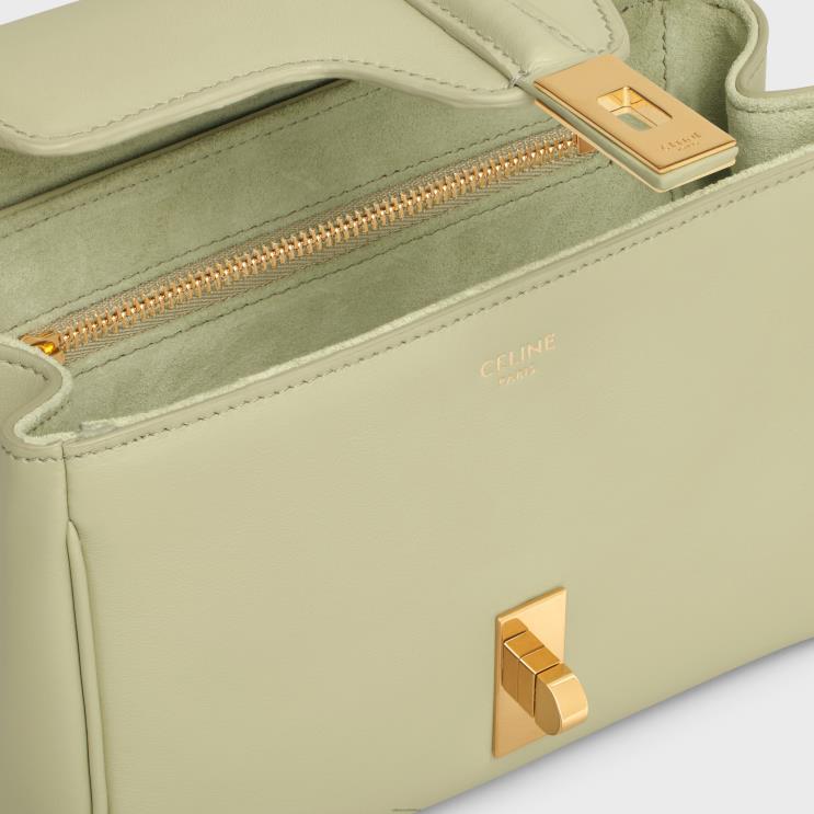 CELINE Almond Green Mini Soft 16 in Smooth Calfskin R0ZNN395