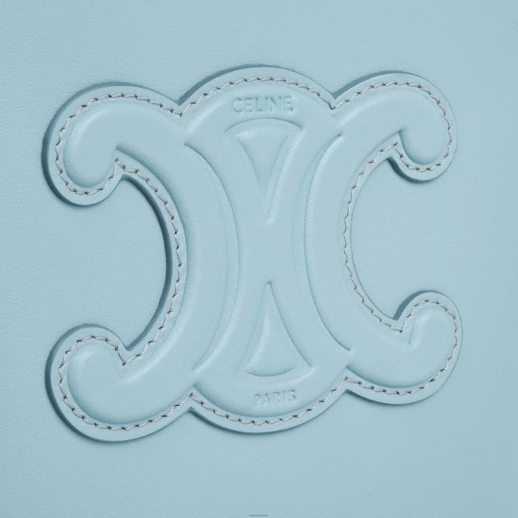 CELINE California Blue Mini Bucket Cuir Triomphe in Smooth Calfskin R0ZNN380