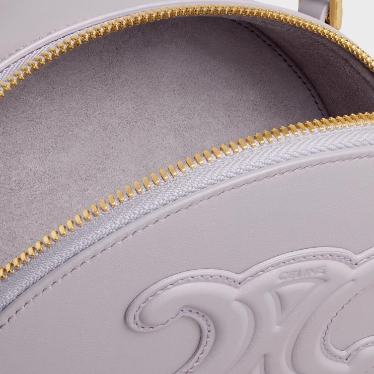 CELINE Light Lilac Half Moon Case in Smooth Calfskin R0ZNN379