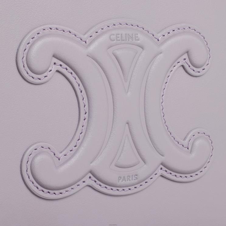 CELINE Light Lilac Half Moon Case in Smooth Calfskin R0ZNN379