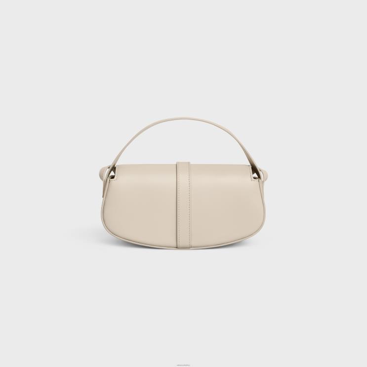 CELINE Light Stone Clutch On Strap Tabou in Smooth Calfskin R0ZNN344