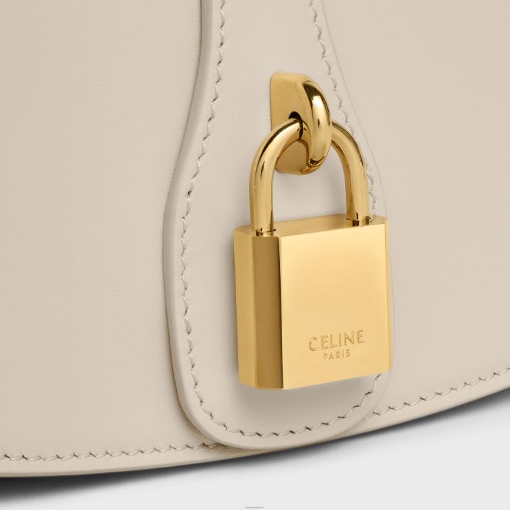 CELINE Light Stone Clutch On Strap Tabou in Smooth Calfskin R0ZNN344