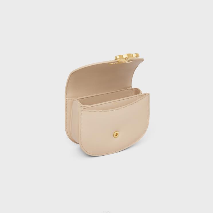 CELINE Nude Mini Besace Clea in Shiny Calfskin R0ZNN361