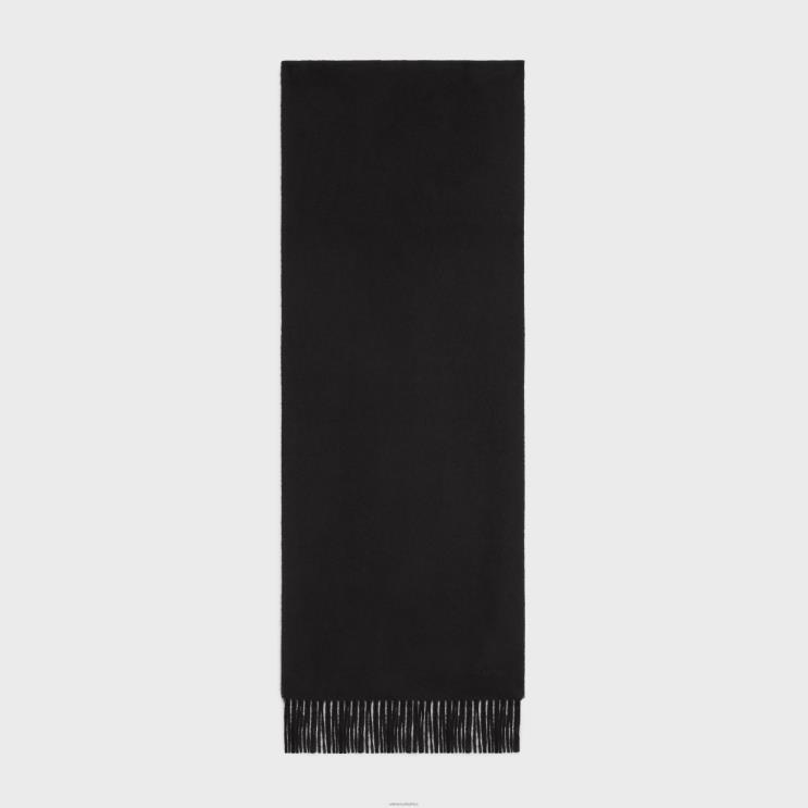 CELINE Black Scarf in Cashmere R0ZNN2259
