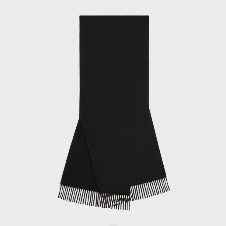 CELINE Black Scarf in Cashmere R0ZNN2259