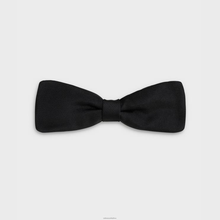 CELINE Black Bow Tie in Silk Rep R0ZNN1227