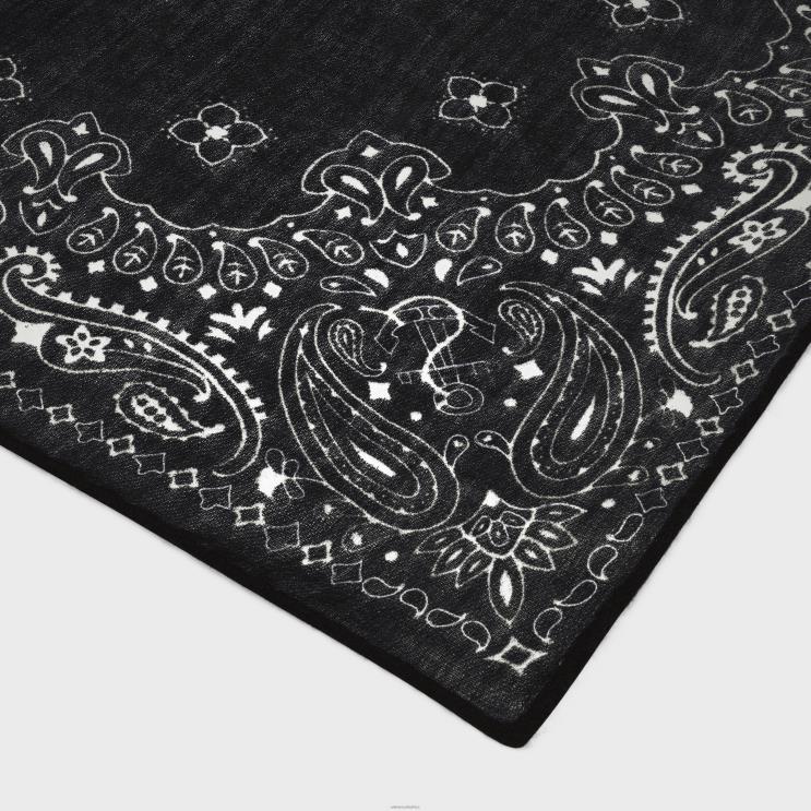 CELINE Black Stole in Cashmere Muslin R0ZNN1198