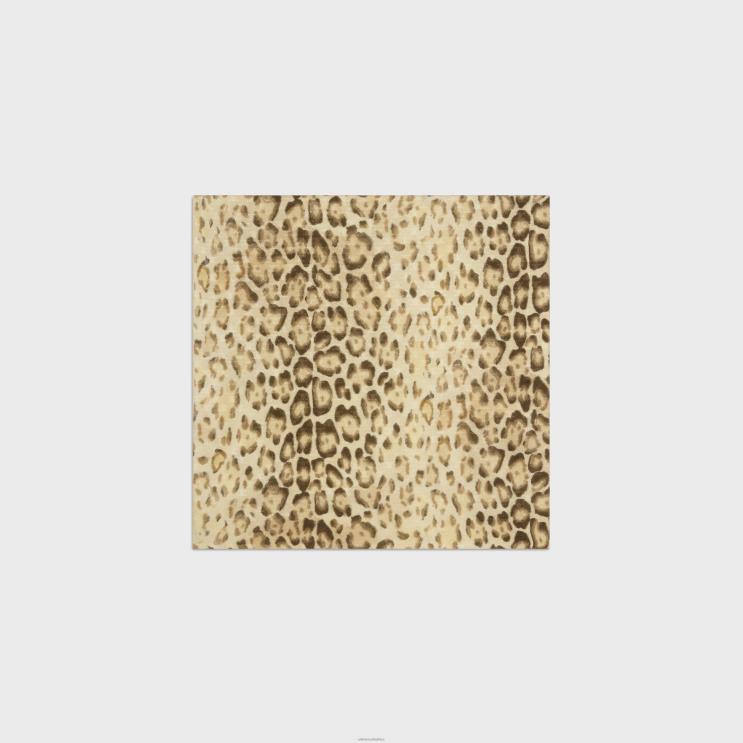 CELINE Leopard Bandana in Triomphe Silk Jacquard R0ZNN1218