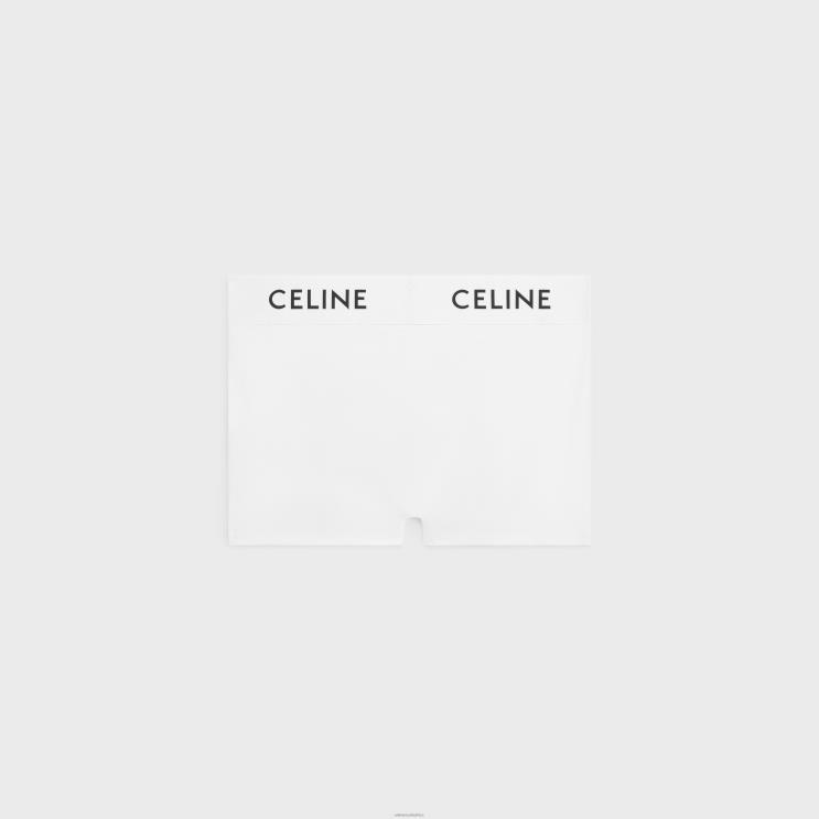CELINE White Boxers in Cotton Jersey R0ZNN2273