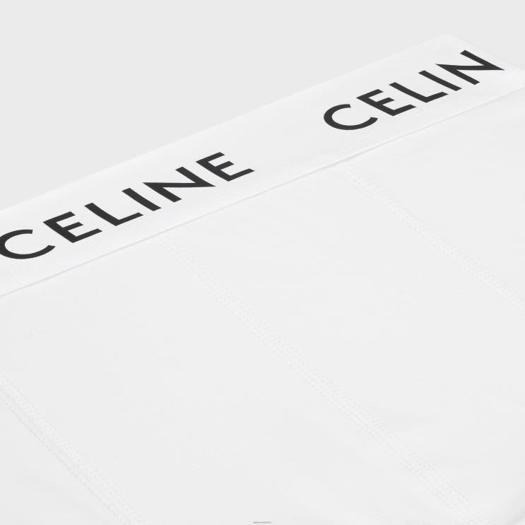 CELINE White Boxers in Cotton Jersey R0ZNN2273