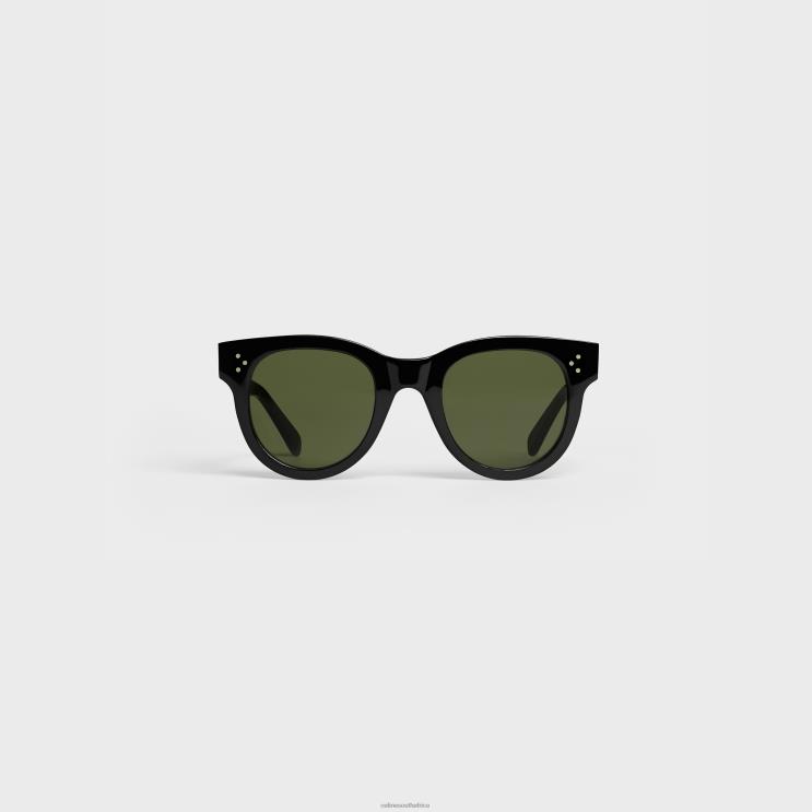 CELINE Black Cat Eye S003 Sunglasses in Acetate With Mineral Glass Lenses R0ZNN1135