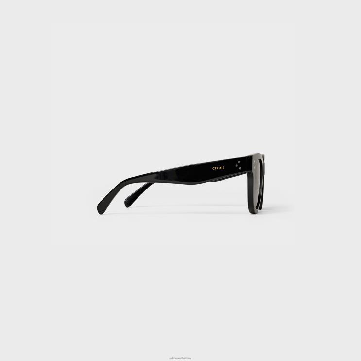 CELINE Black Cat Eye S003 Sunglasses in Acetate With Mineral Glass Lenses R0ZNN1135