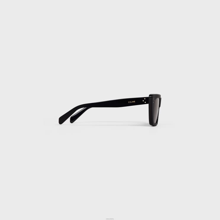 CELINE Black Cat Eye S187 Sunglasses in Acetate R0ZNN1130
